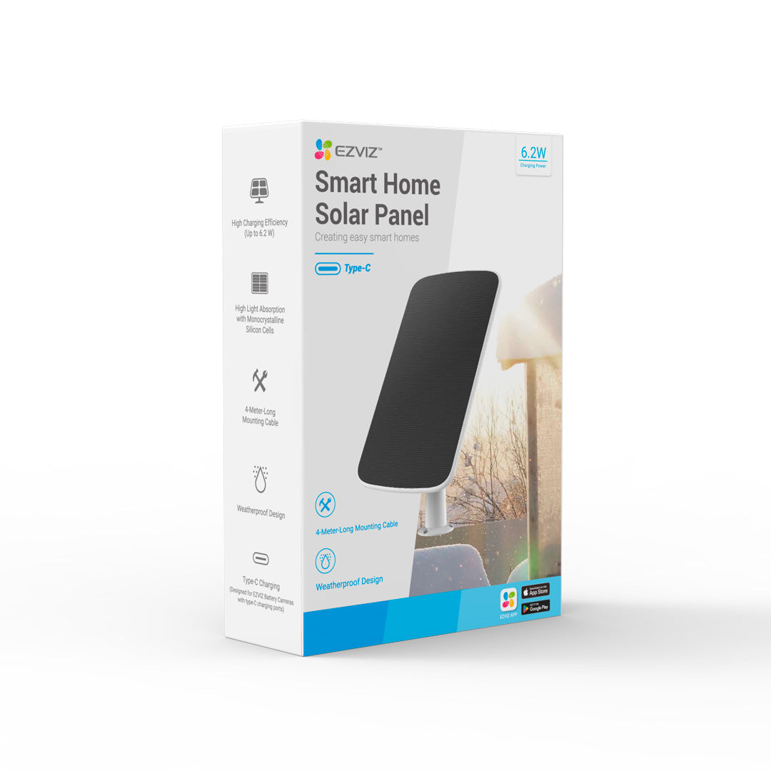 Panel Solar TIPO - C Para Cámara con Batería