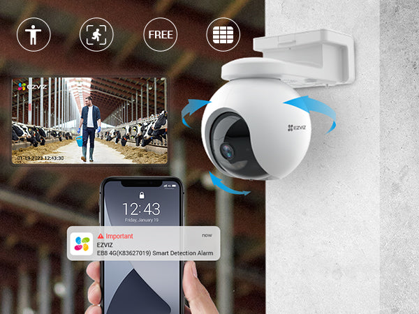 CÁMARA 4G CON BATERIA EZVIZ EB8 2K