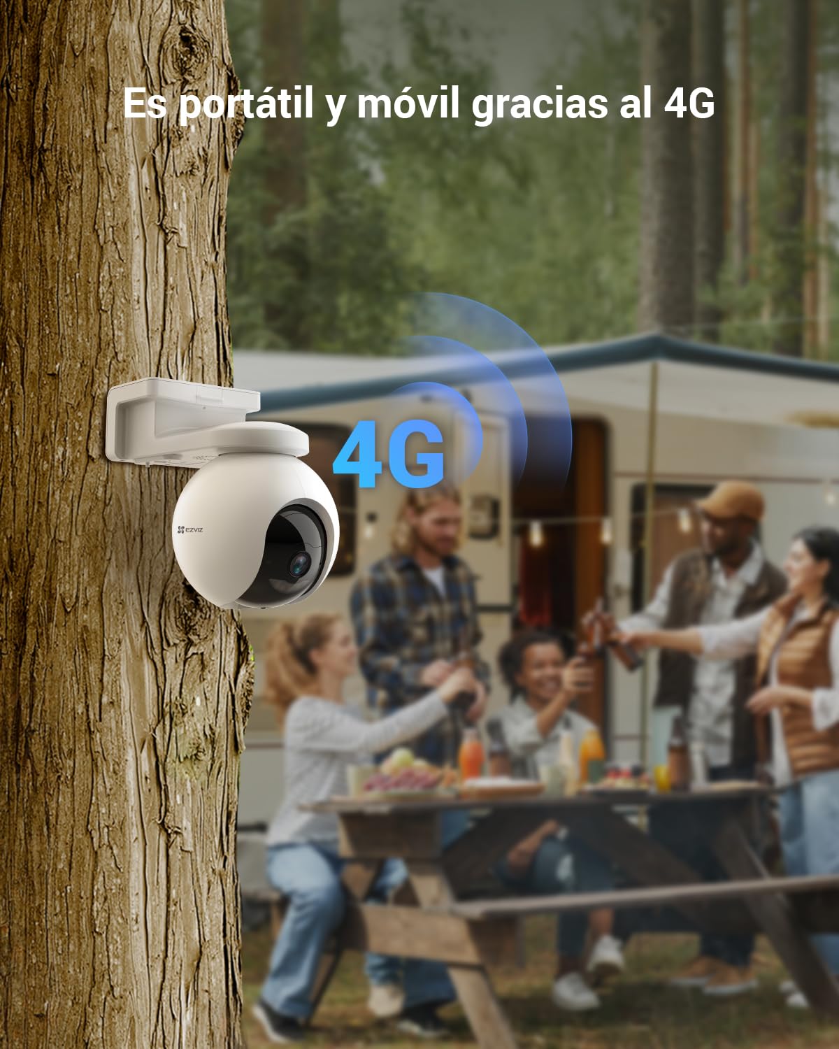 CÁMARA 4G CON BATERIA EZVIZ EB8 2K