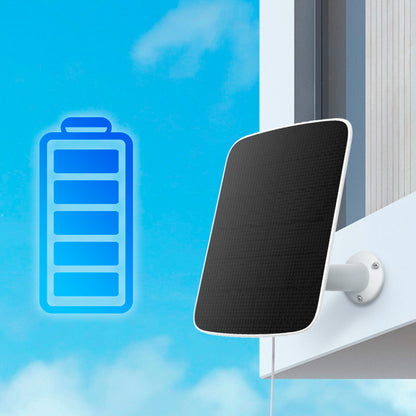 Panel Solar TIPO - C Para Cámara con Batería