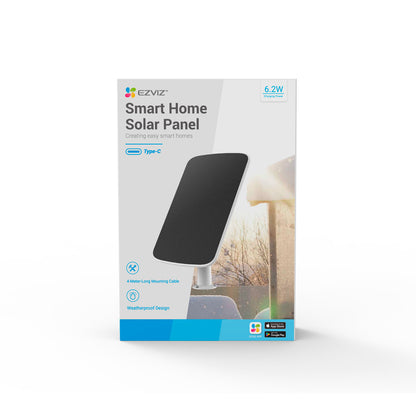 Panel Solar TIPO - C Para Cámara con Batería