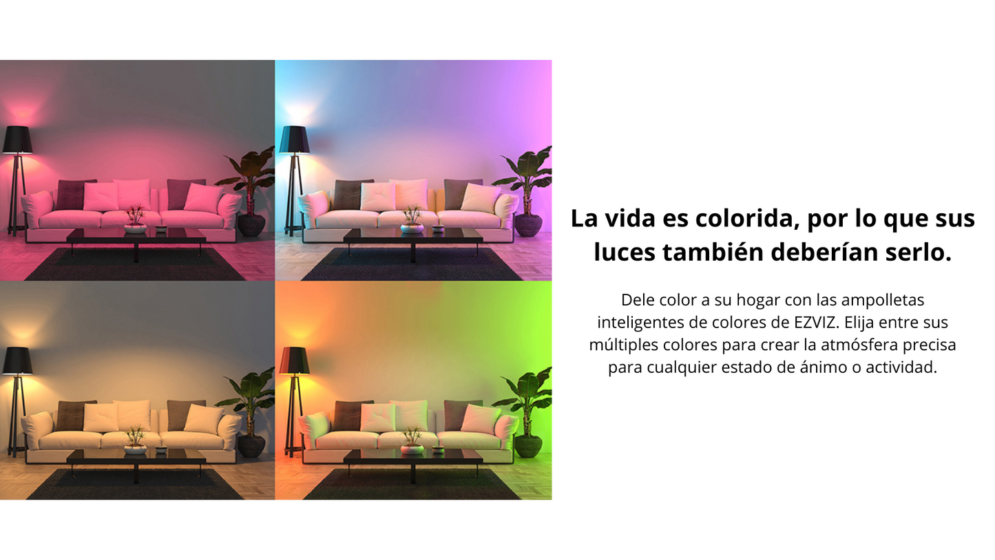 Ampolleta WIFI Inteligente 8W Full Color Ezviz