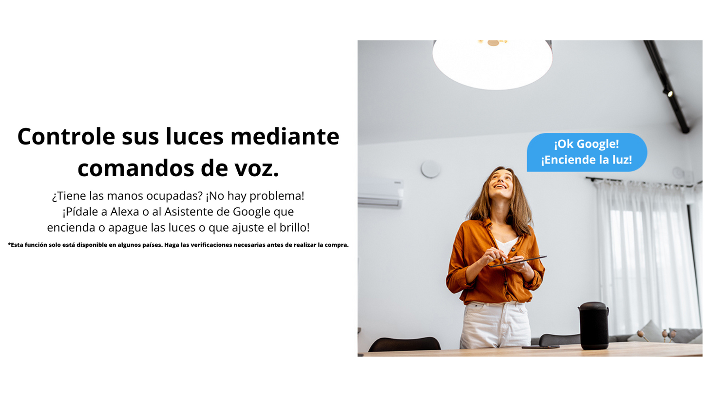 Ampolleta WIFI Inteligente 8W Full Color Ezviz