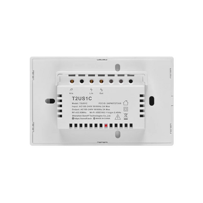 Interruptor Smart 1 Canal Blanco Wifi + Rf T2us1c Sonoff