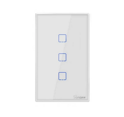 Interruptor Smart 3 Canal Blanco WiFi + RF T2US3C Sonoff
