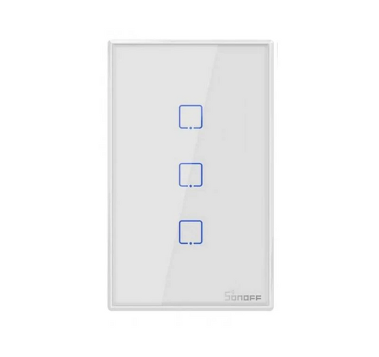 Interruptor Smart 3 Canal Blanco Wifi + Rf T2us3c Sonoff