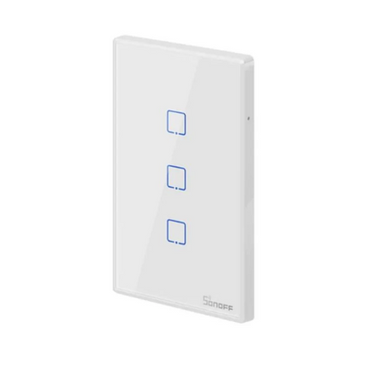 Interruptor Smart 3 Canal Blanco WiFi + RF T2US3C Sonoff