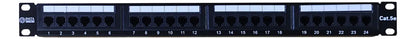 DATACONNECT PATCH PANEL CAT 6, 24 PORTS, 1U, 19