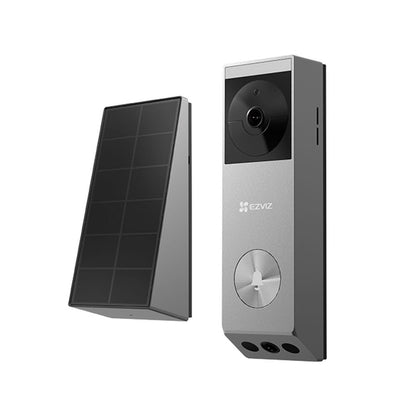 EZVIZ Placa Video Portero EP3x Pro Doble lente 2K+1080P con panel solar CS-EP3x-R100-6E32WPDL PRO (32G)