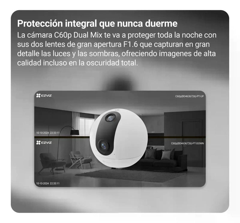 EZVIZ Cámara PT C60P Doble