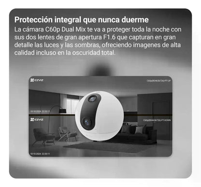 EZVIZ Cámara PT C60P Doble